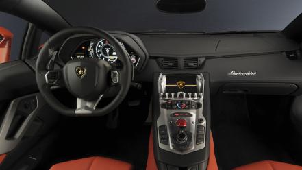 Car interiors aventador wallpaper