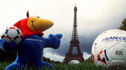 France french balloons roosters mascot 1998 footix wallpaper