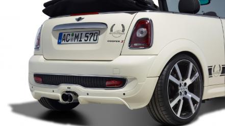 Mini Cooper Rear White wallpaper