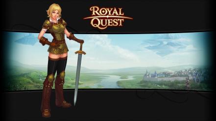 Video games loading mmo mmorpg swords royal quest wallpaper