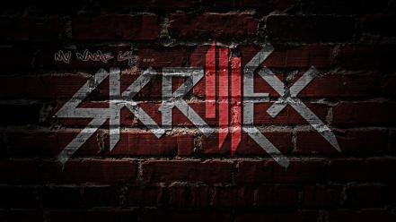 Abstract sonny moore skrillex logo ill wall painting wallpaper