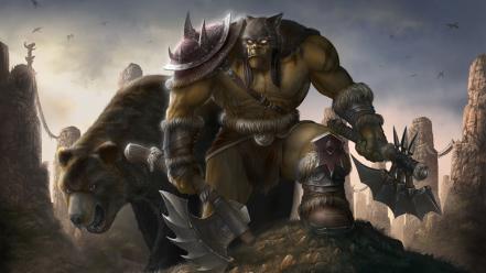 Animation warcraft iii rexxar wallpaper