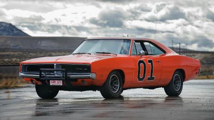 Cars general lee dodge charger rt wallpaper