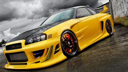 Cars tuning nissan skyline wallpaper