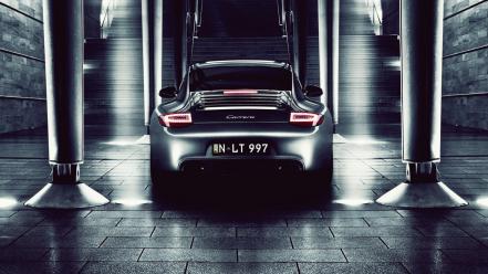 Dark night cars porsche 911 turbo s wallpaper