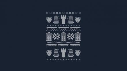 Jumper doctor who blue background weeping angel wallpaper