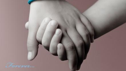 Love couple holding hands you forever wallpaper