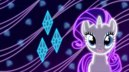 Rarity my little pony: friendship is magic neon wallpaper