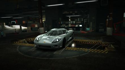 Speed grey koenigsegg ccx world garage nfs wallpaper