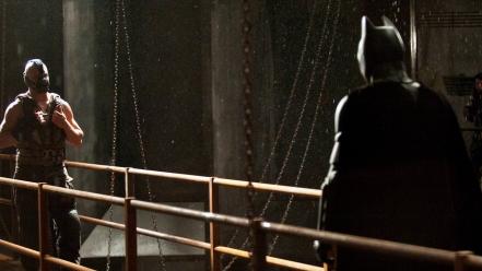 The dark knight rises railing movie stills wallpaper