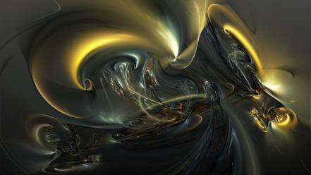 Abstract fractals blender digital art wallpaper