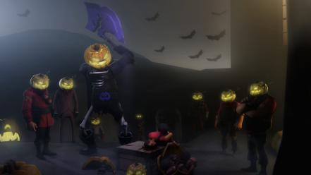 Halloween team fortress 2 time wallpaper