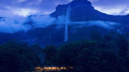 Landscapes venezuela national park angel falls wallpaper