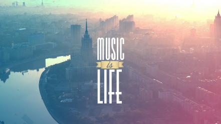 Music cityscapes russia typography moscow rivers life wallpaper