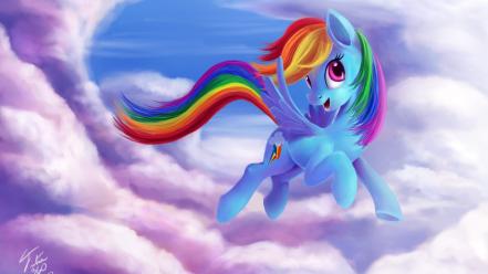 My little pony: friendship is magic skies wallpaper