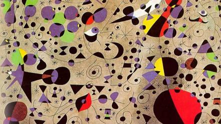 Paintings surrealism spanish artwork traditional art joan miro wallpaper