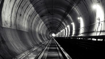 Paris graffiti urban metro subway abandoned tracks wallpaper