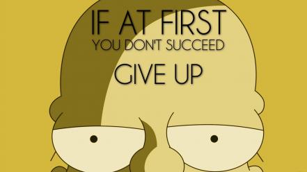 Tv quotes funny homer simpson the simpsons wallpaper