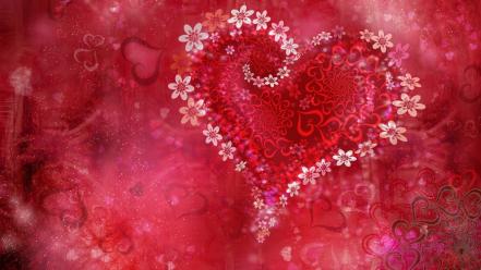 Valentines hearts wallpaper