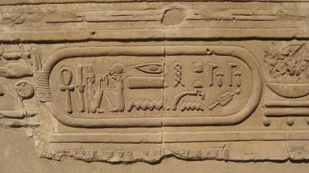 Wall egyptian ancient hieroglyphs carving wallpaper