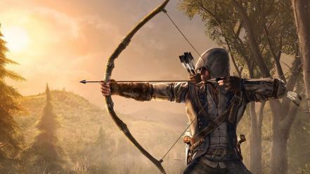 Assassins creed archers bows 3 pc games connor wallpaper