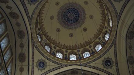Buildings mosque dome 2009 islamic manisa wallpaper