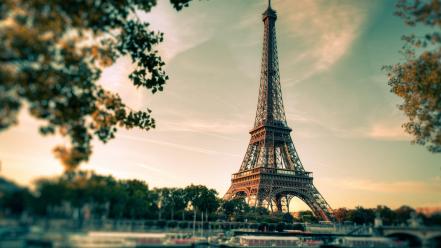 Eiffel tower paris architecture scales skyscapes chemtrails wallpaper