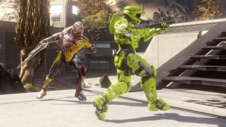 Halo shotguns flood 4 multiplayer spartan iv wallpaper