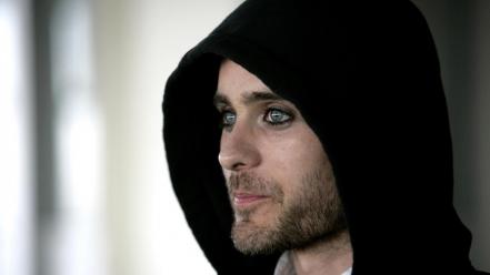 Men singers eyeliner hoodies jared leto stubble wallpaper