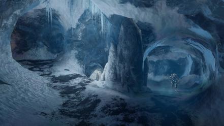 Snow spartan frozen halo 4 multiplayer iv wallpaper