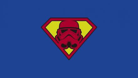 Star wars stormtroopers superman dc wallpaper