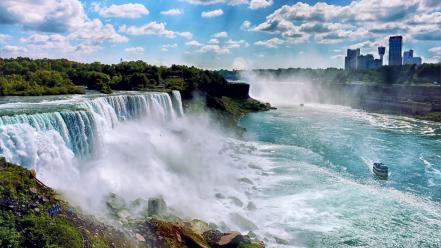 Usa new york city niagara falls waterfalls wallpaper