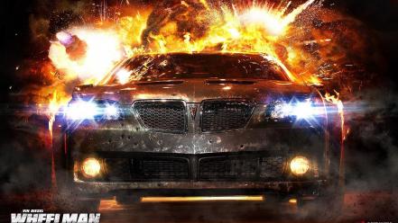 Video games cars explosions the wheelman wallpaper