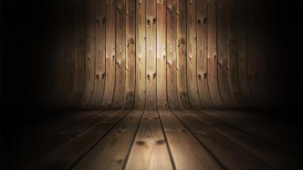 Wood curved wallpaper