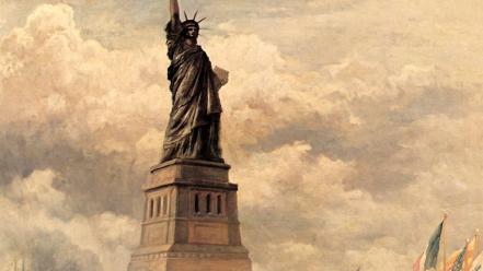 World edward statue of liberty complex magazine wallpaper
