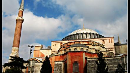 Architecture turkey hagia sophia majd elhaj wallpaper