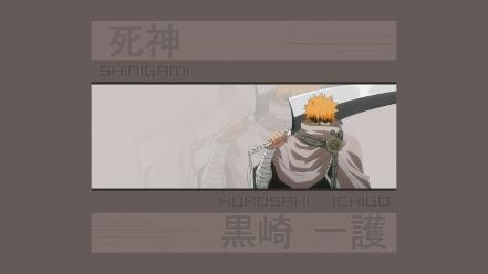 Bleach kurosaki ichigo shinigami wallpaper