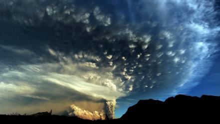 Chile clouds nature ash wallpaper