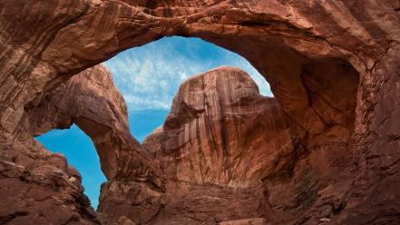 Nature rocks natural bridge wallpaper