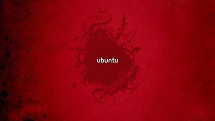 Red linux ubuntu wallpaper