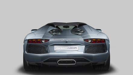 Convertible aventador roadster cabrio lp700-4 rear view wallpaper