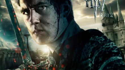 Hallows neville longbottom swords matthew david lewis wallpaper