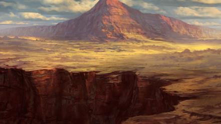 Magic the gathering artwork plateau noah bradley wallpaper