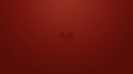 Minimalistic red deadmau5 simple wallpaper