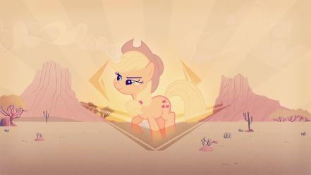 Ponies applejack my little pony: friendship is magic wallpaper