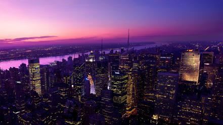 Sunset cityscapes wallpaper