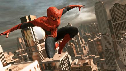 Video games spider-man buildings the amazing wallpaper