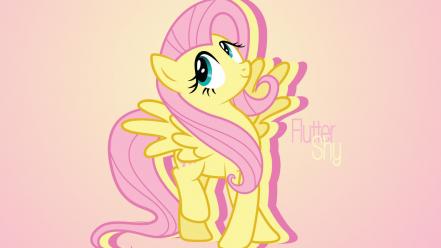 Wall fluttershy my little pony: friendship is magic wallpaper