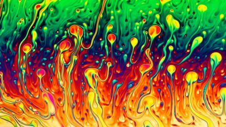 Abstract liquid colors wallpaper