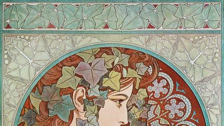 Alphonse mucha artwork wallpaper